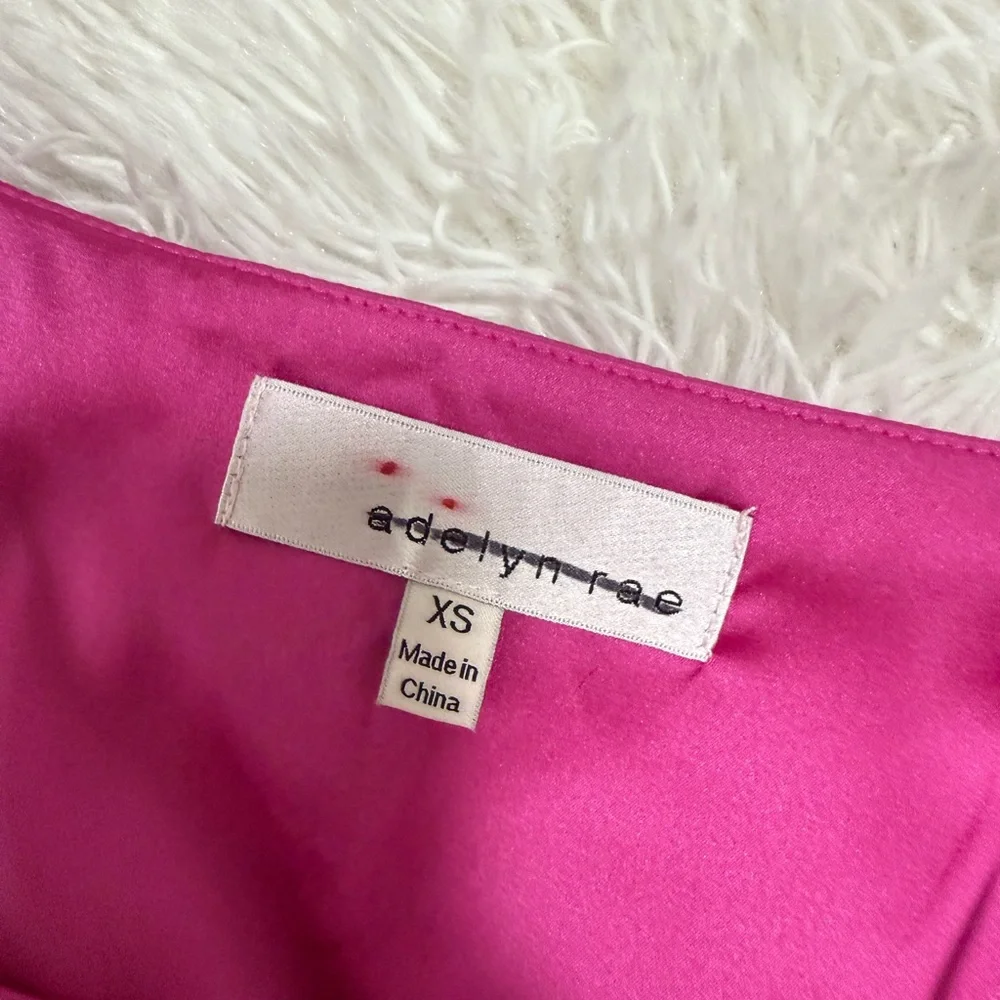 Adelyn Rae Pink Cowl Neck Slip Dress xs - Picture 10 of 10